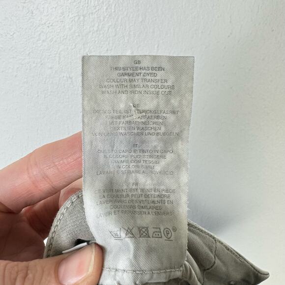 Closed | Official Stewart Washed Gray Soft Chino Mid Rise Cuffed Crop Pants - Picture 8 of 9